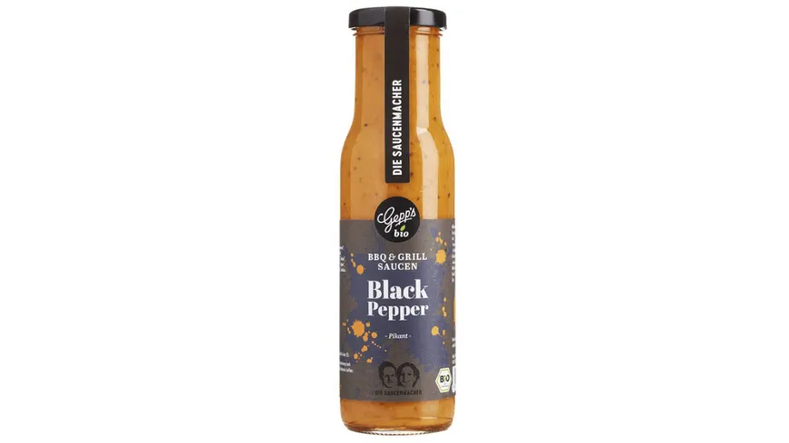 Gepp's Bio Black Pepper Sauce 250 ml