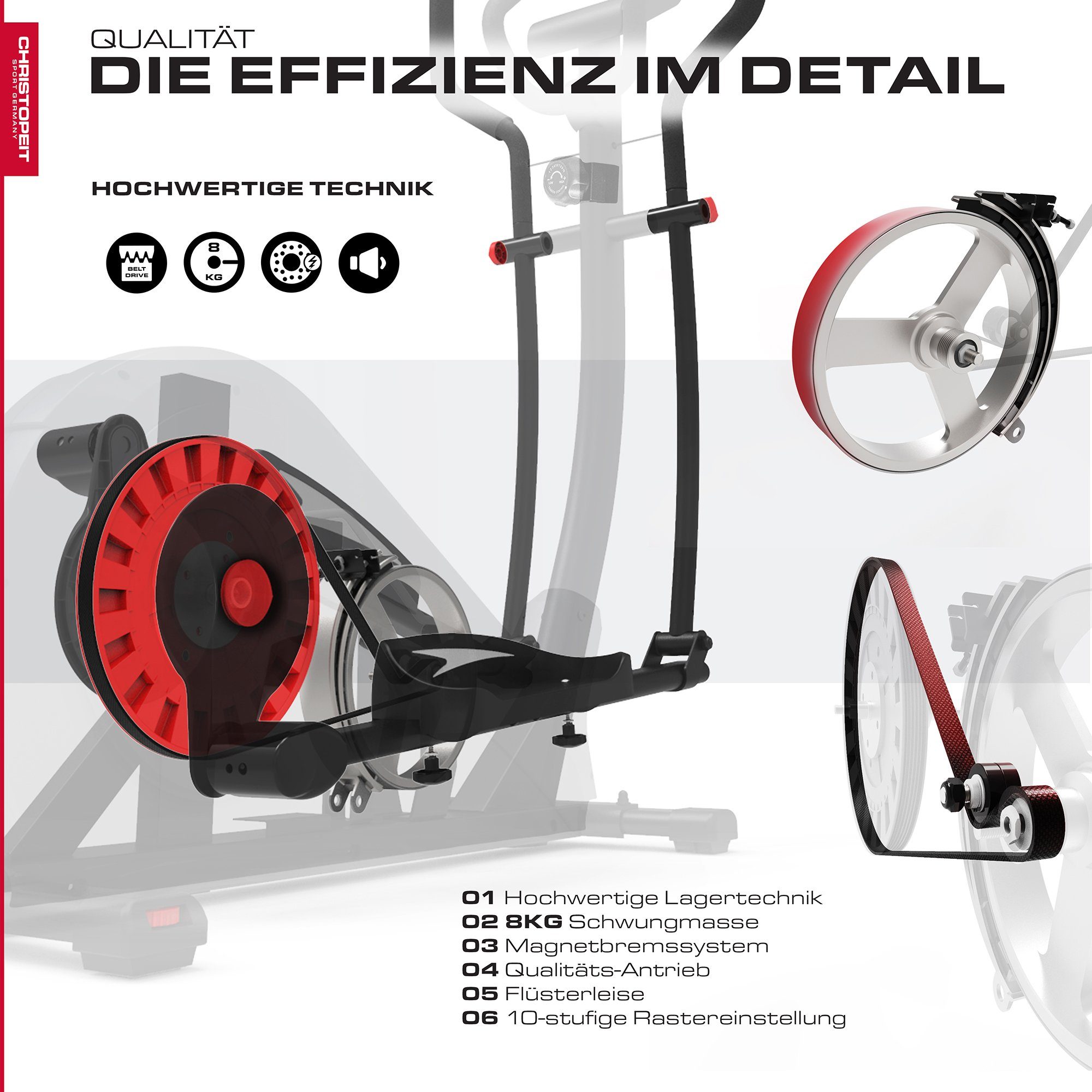 Christopeit Sport® Crosstrainer AX 6000