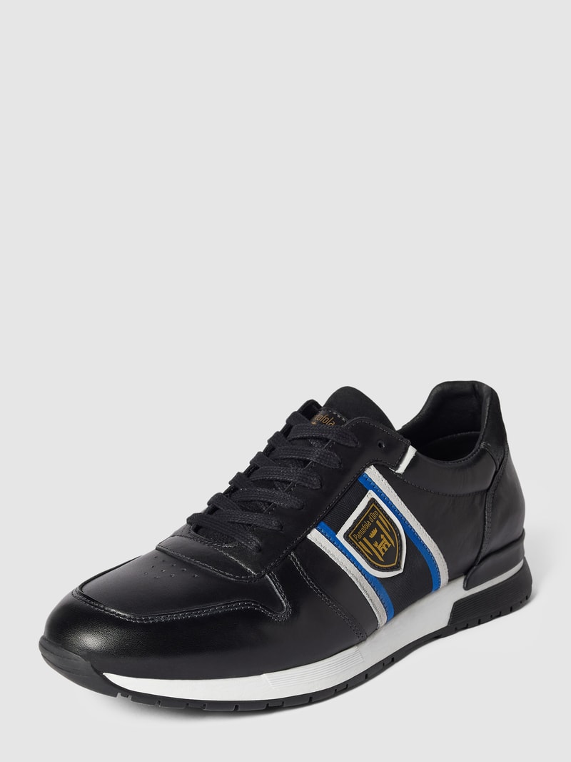 Sneaker mit Label-Details Modell 'SANGANO' in schwarz