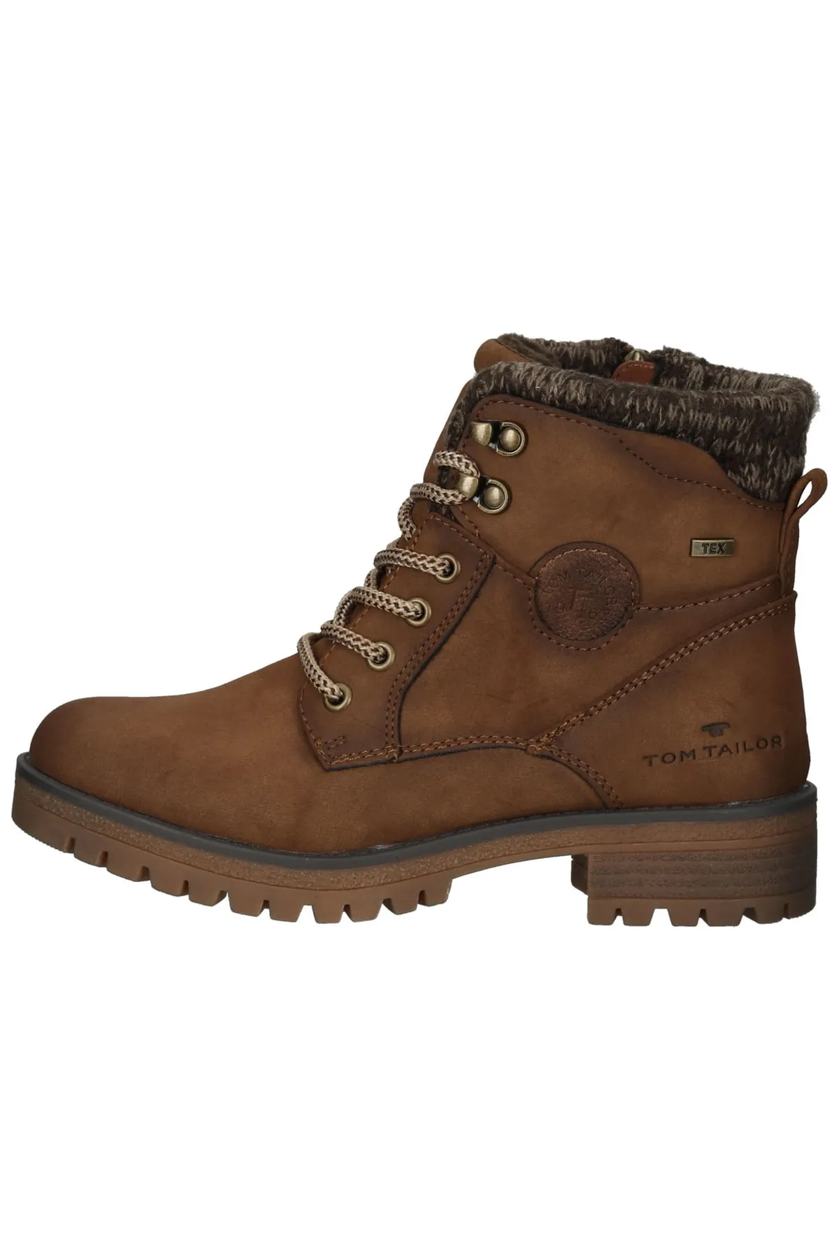 Tom Tailor  Stiefelette - Beige - Blockabsatz