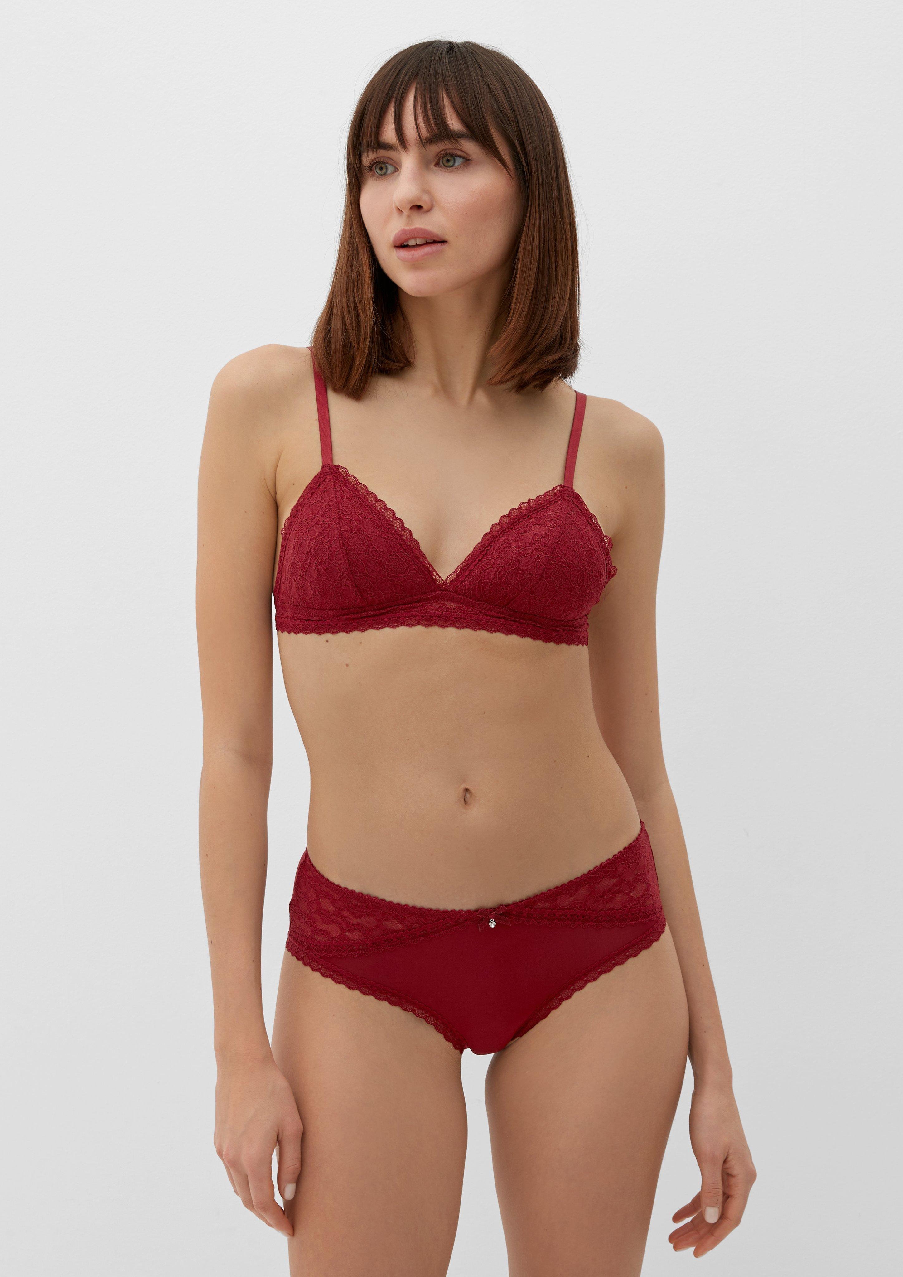 Panty mit Spitze  6008156-4900