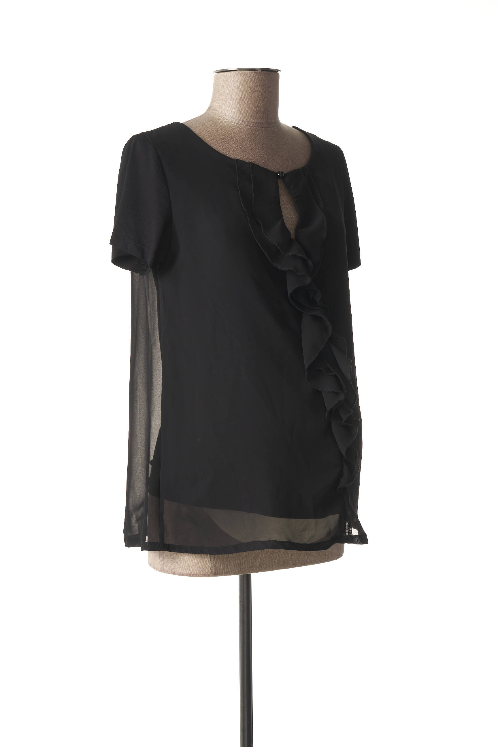 Menonove Chemisiers Maternite Femme couleur noir