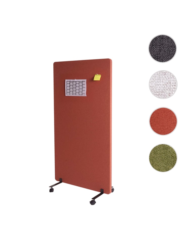 MCW Akustik-Trennwand G77, 147x80cm braun günstig kaufen onesize