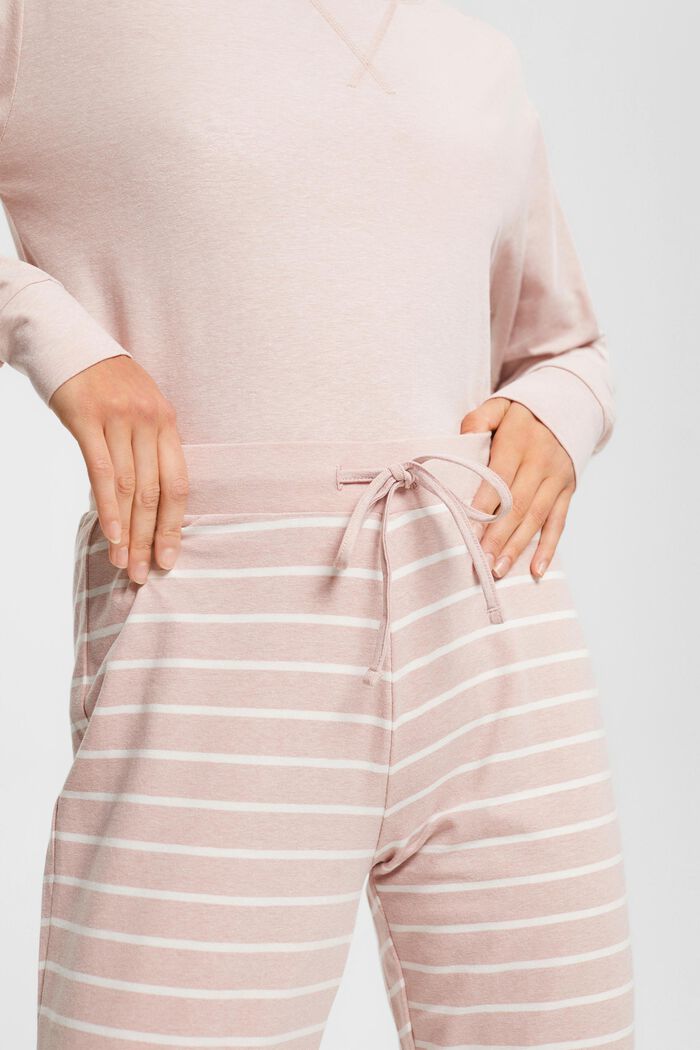 Gestreifte Jersey-Hose