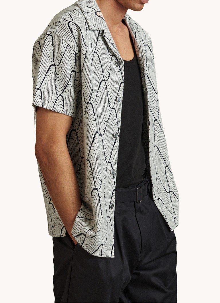 Reiss Enzzo-skjorte med grafisk trykk