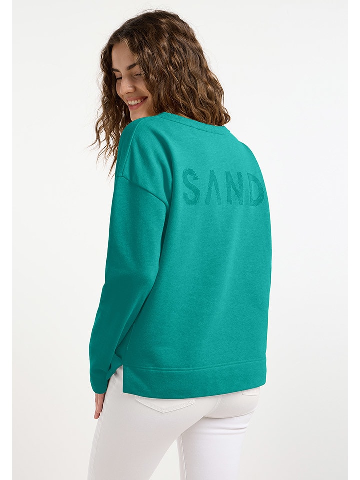 ELBSAND Sweatshirt in Türkis günstig kaufen