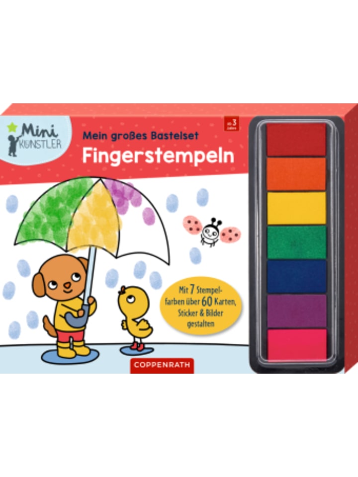 Coppenrath Nonbook - Mein großes Bastelset: Fingerstempeln günstig kaufen onesize