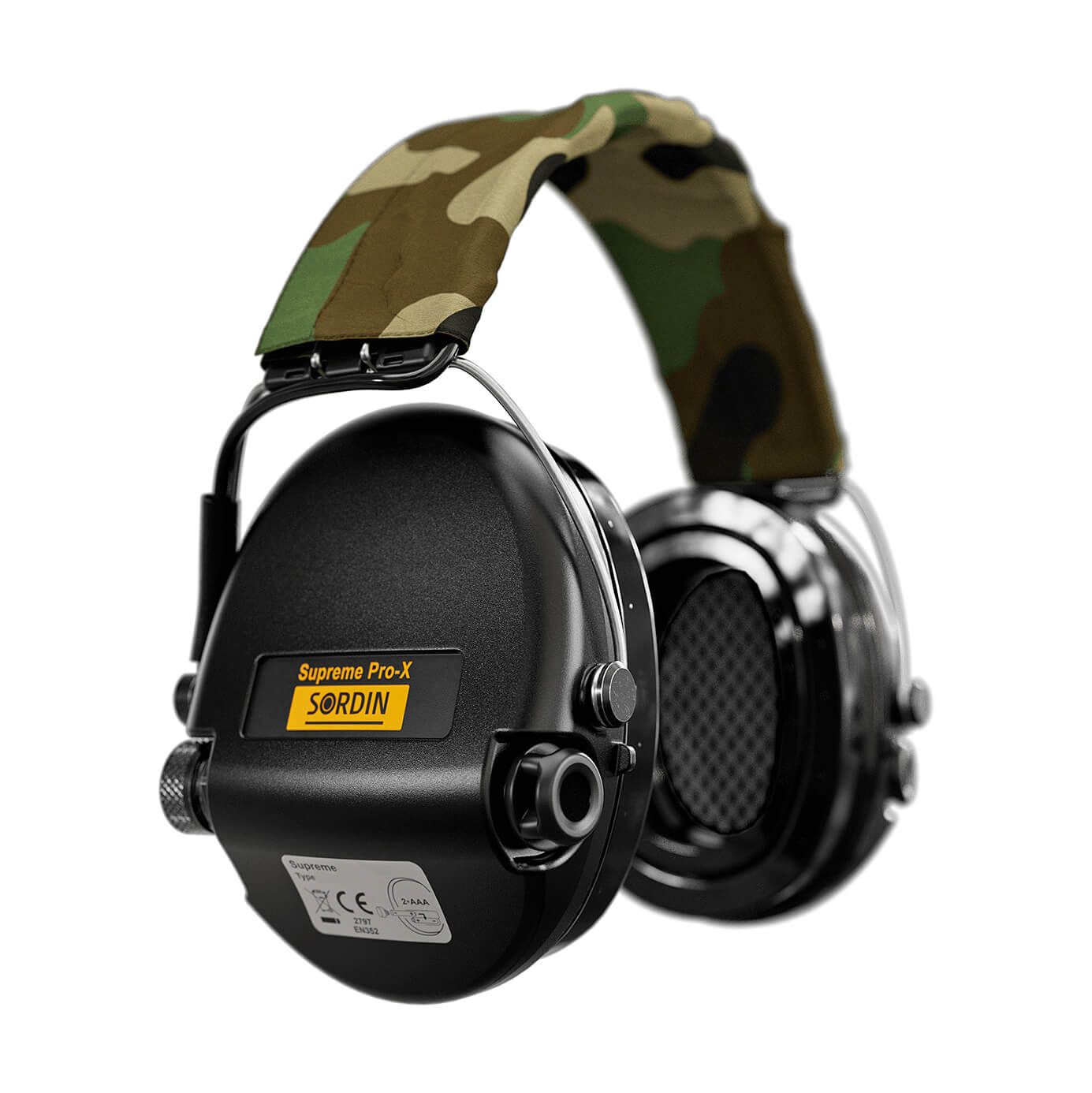 Gehörschutz Supreme Pro-X Camo mit Gelkissen