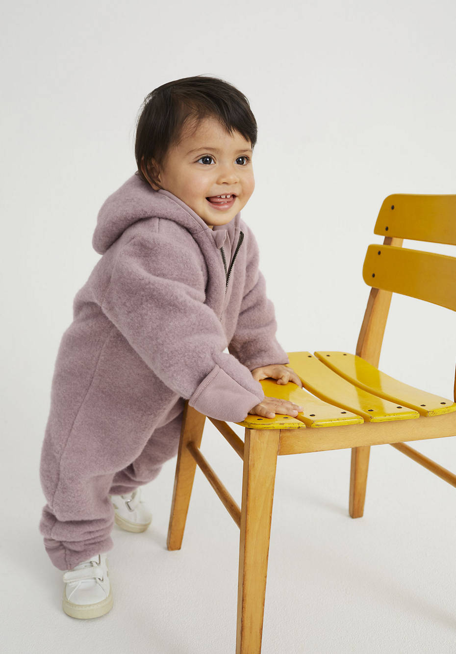 Wollfleece-Overall aus Bio-Merinowolle