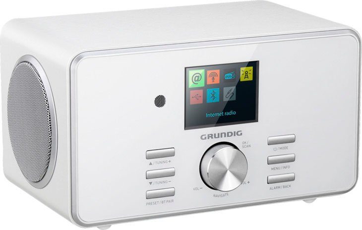 Grundig DTR 5000 X Internet-Radio (Digitalradio (DAB), FM-Tuner, FM-Tuner mit RDS, Internetradio, 14 W)