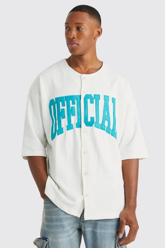 Oversize Official Baseball-Hemd