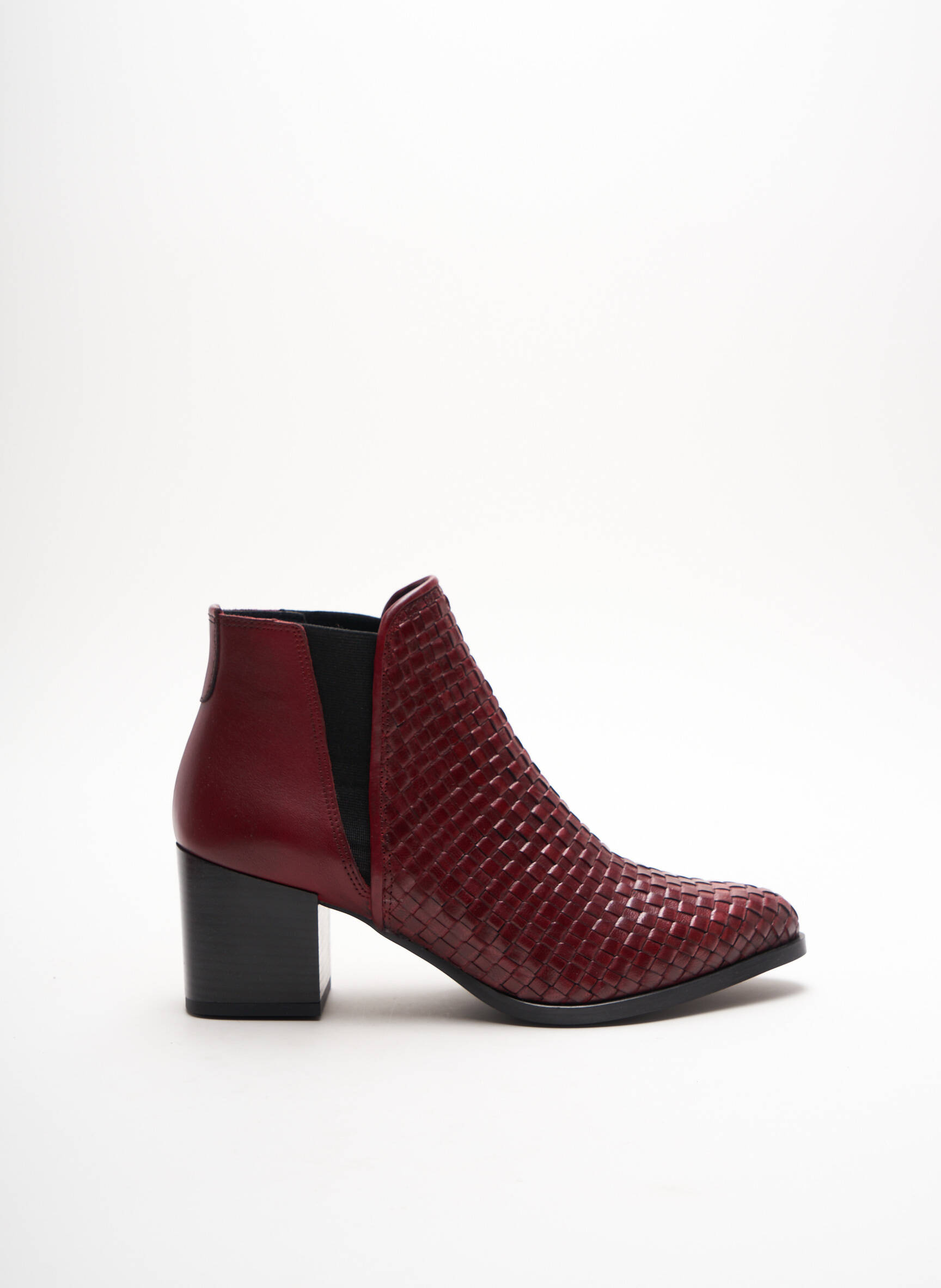 Yves Desfarge Bottines Femme couleur rouge