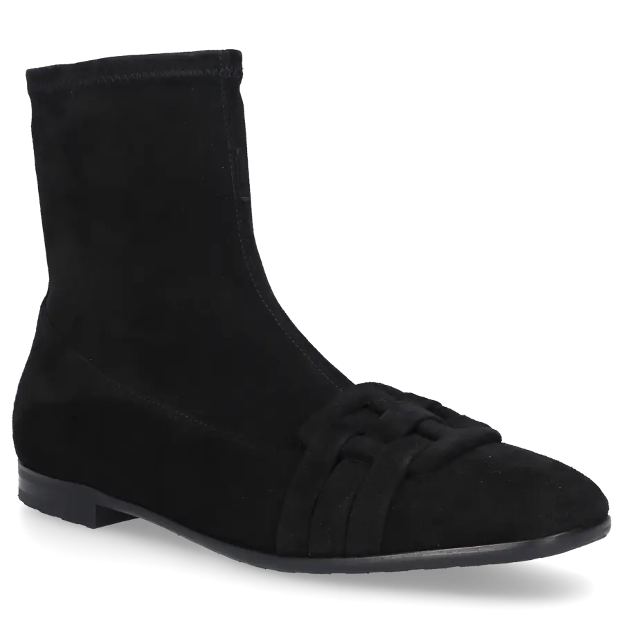 Truman's - Stiefeletten Schwarz 9819 Nubukleder - schwarz