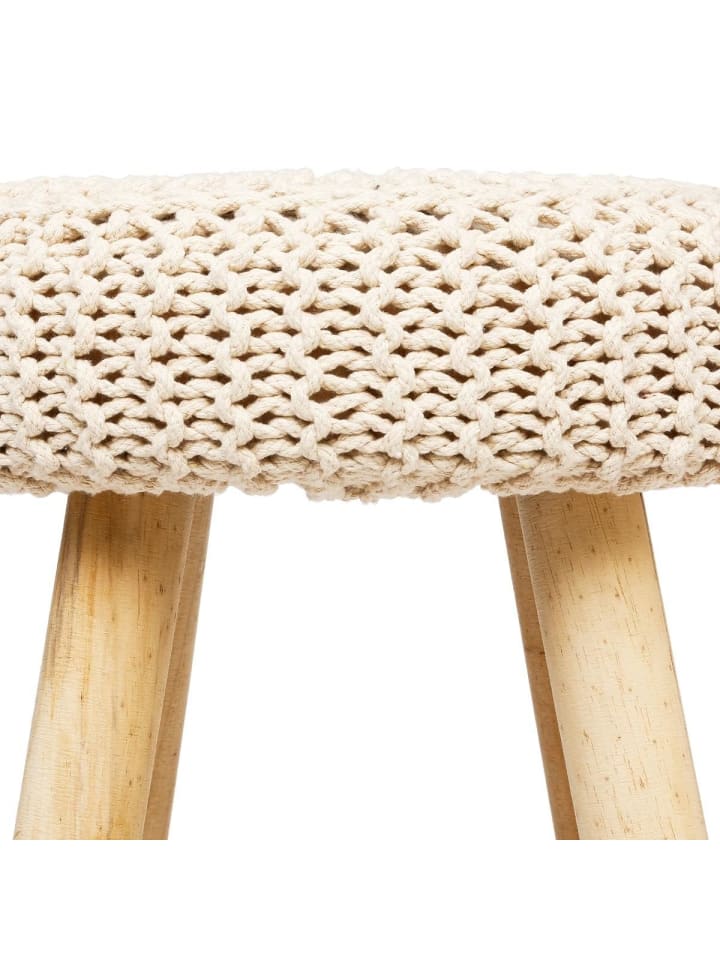 Atmosphera Créateur d'intérieur Hocker in beige günstig kaufen onesize
