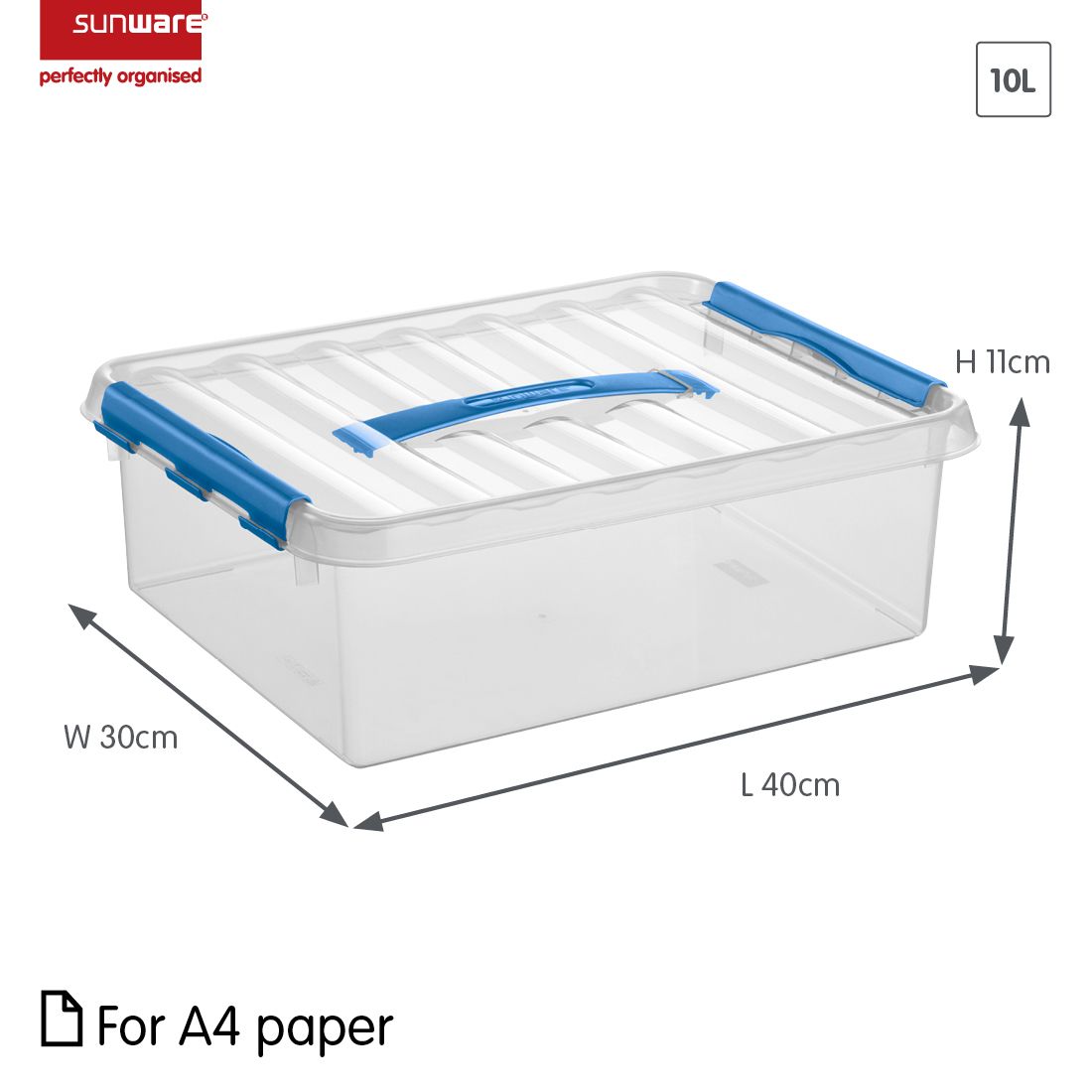 Sunware Q-line 10 Liter Aufbewahrungsbox