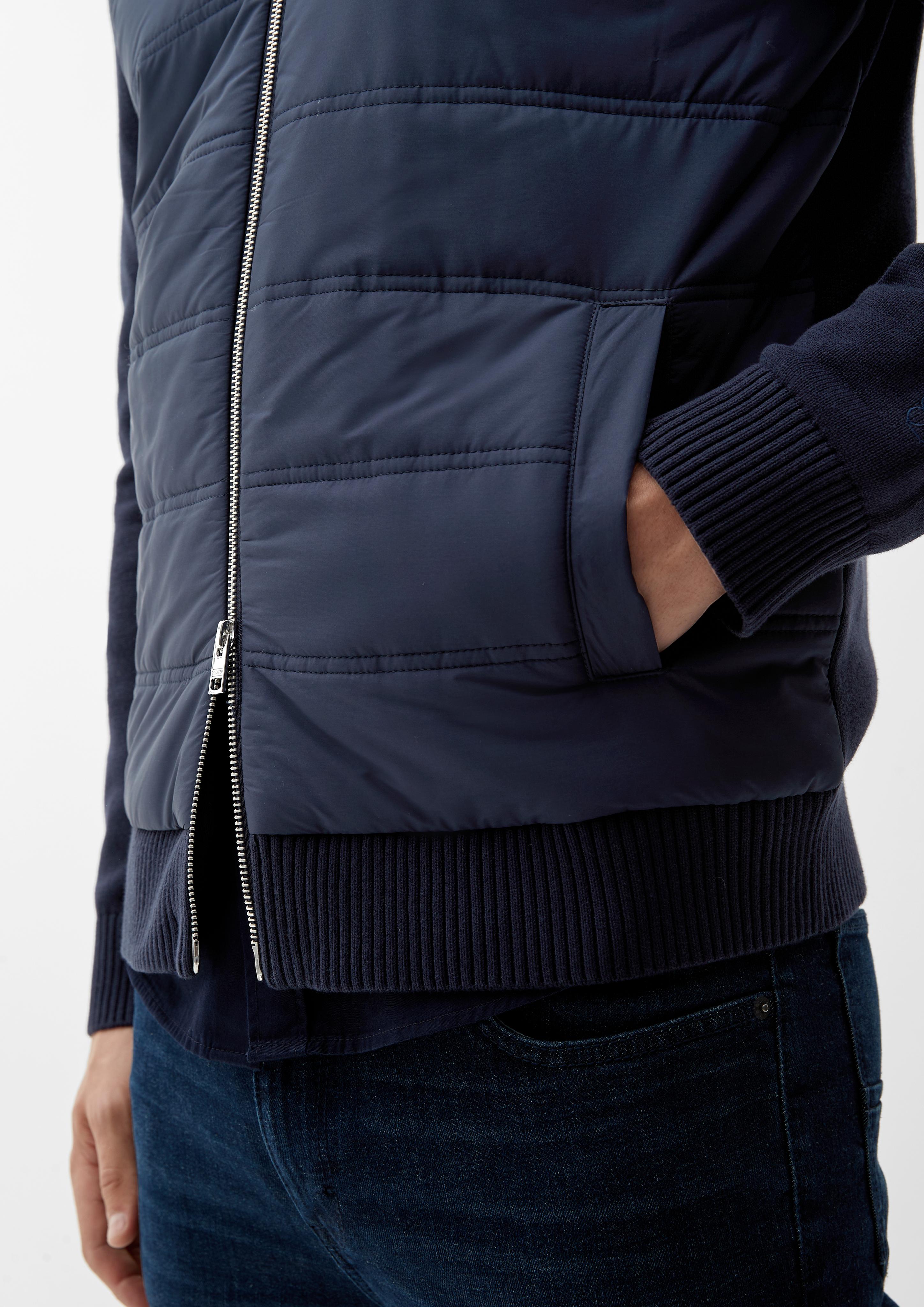 Steppjacke mit Ärmeln aus Strick  2118064-5959