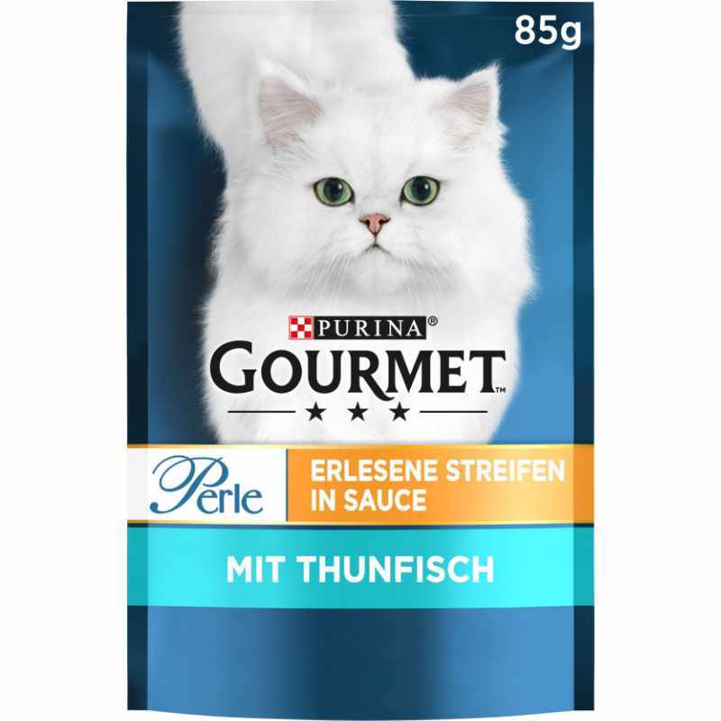 GOURMET Nassfutter GOURMET Perle Erlesene Streifen 26x85g Thunfisch