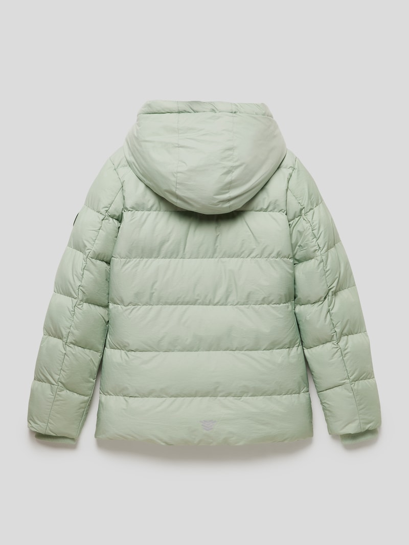 Steppjacke mit abnehmbarer Kapuze Modell 'Halimi' in mint