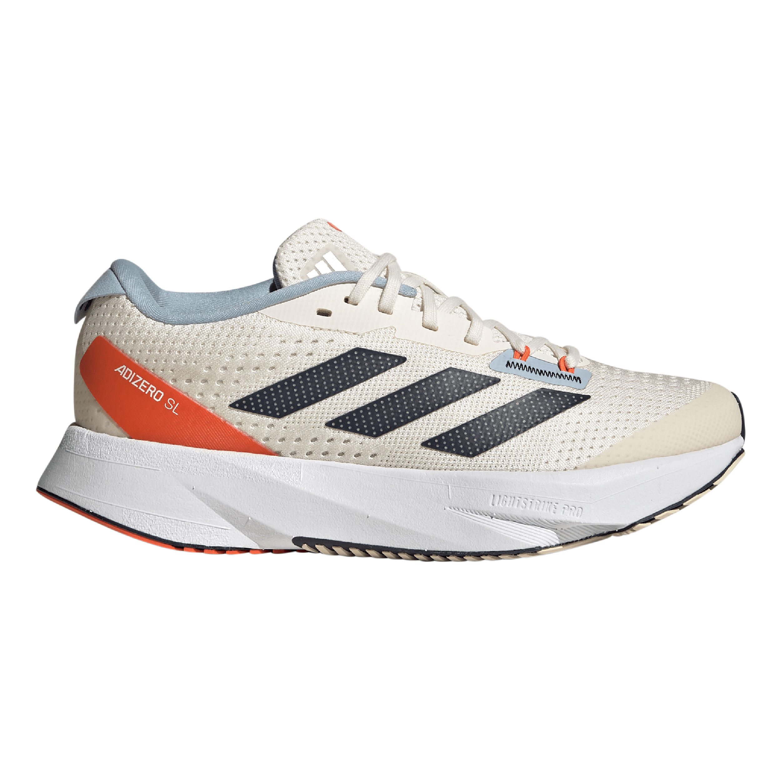 Adizero SL Neutralschuh Kinder - Weiß, Dunkelblau