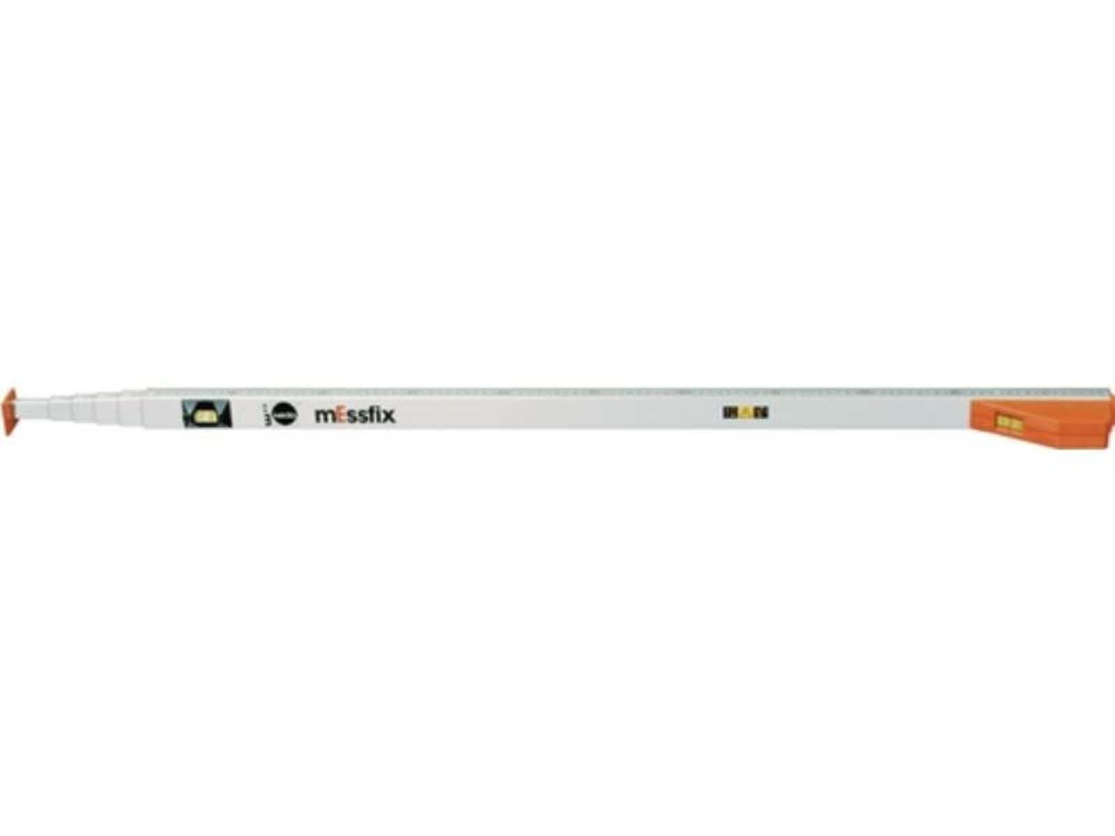 Nedo Teleskop Teleskopmaßstab mEssfix Messber.0,7-3m L.0,7m 1,1kg NEDO rechteckiges