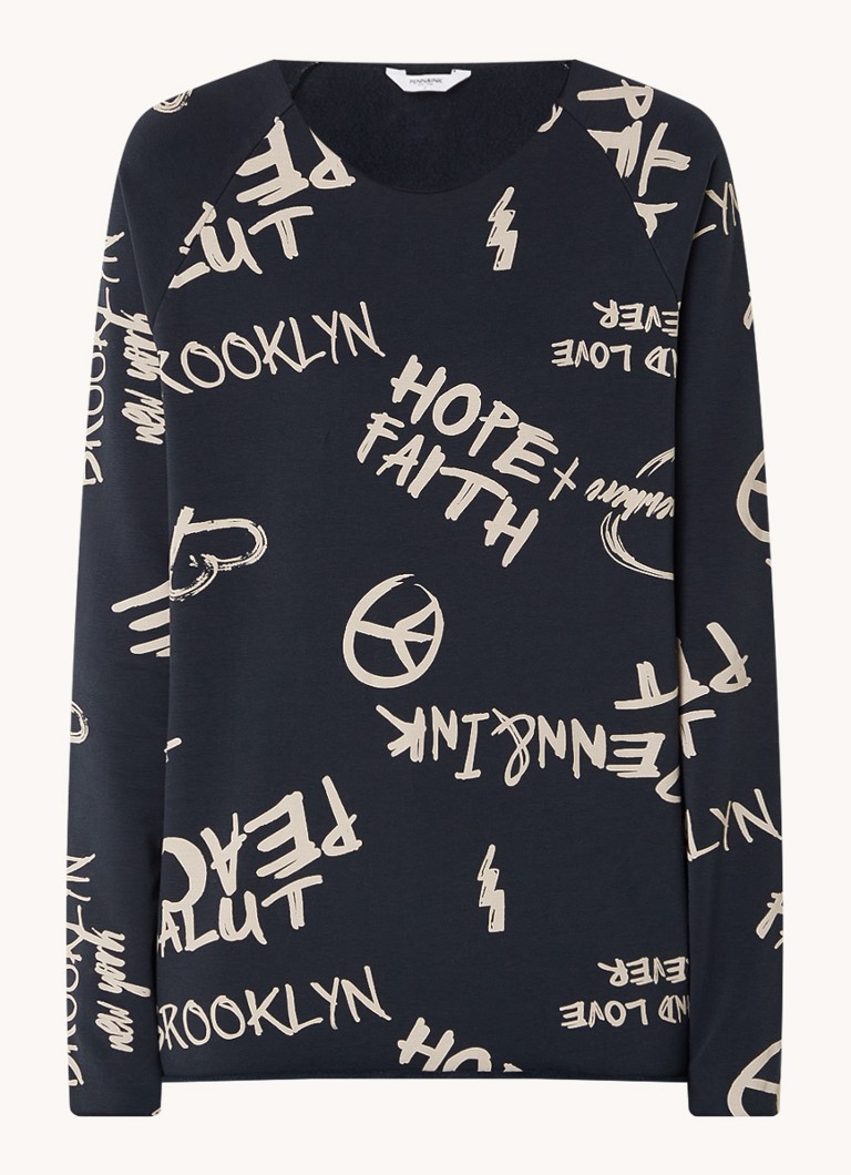Maglione stampato Penn & Ink
