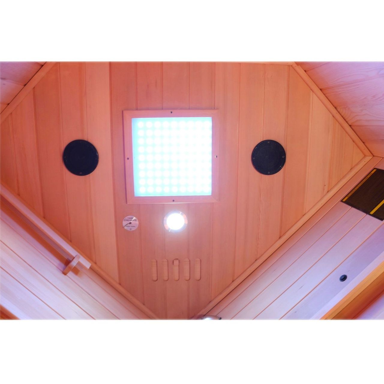 TroniTechnik Dewello® Infrarotkabine Infrarotsauna Wärmekabine LAKEFIELD 3 140cm x 140cm 5 Vollspektrumstrahler