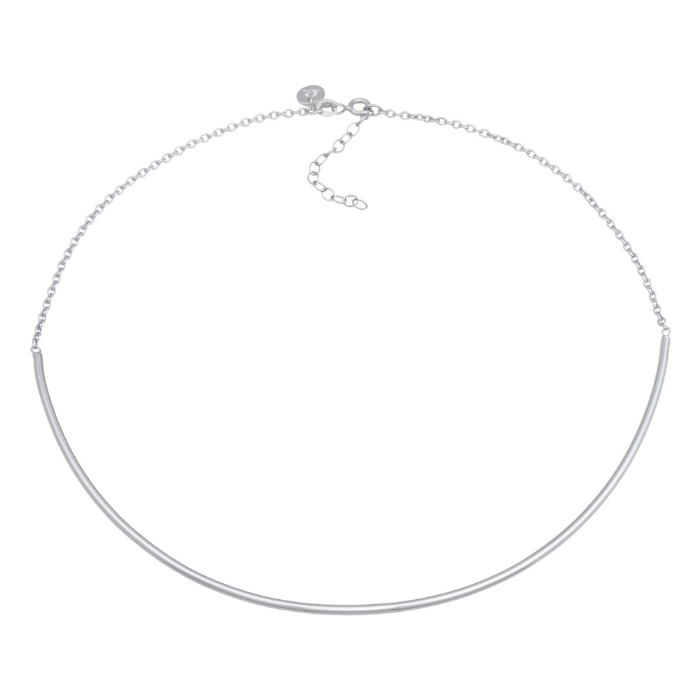 Elli PREMIUM Elli PREMIUM Collier Choker pour femme de base tendance en argent sterling 925 Bijoux