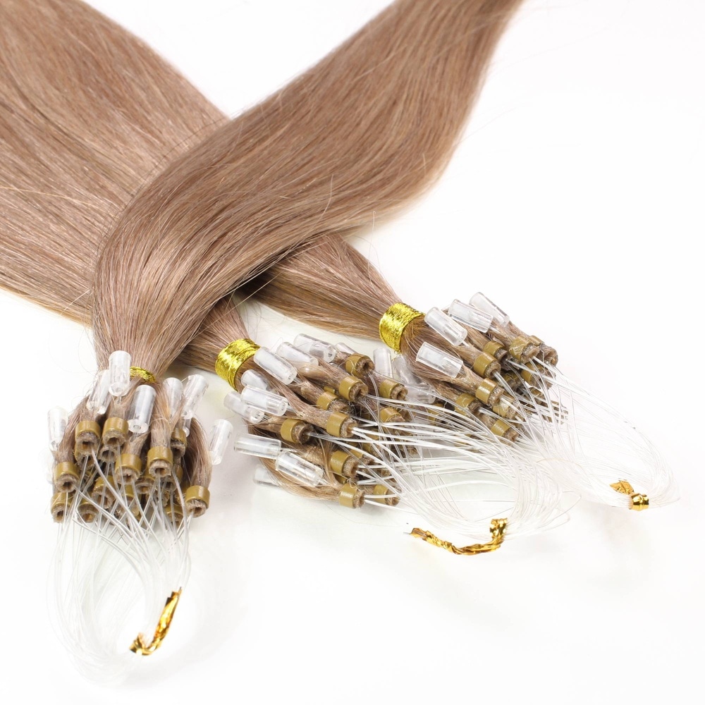 hair2heart Extensions à froid cheveux naturels #10 Blond balayage 1g extensions