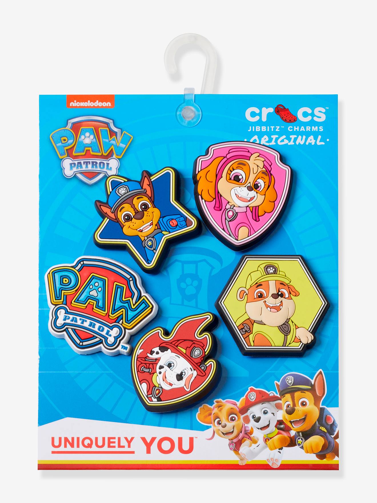 Crocs 5er-Pack Kinder Schuhanstecker Jibbitz Paw Patrol CROCS - mehrfarbig