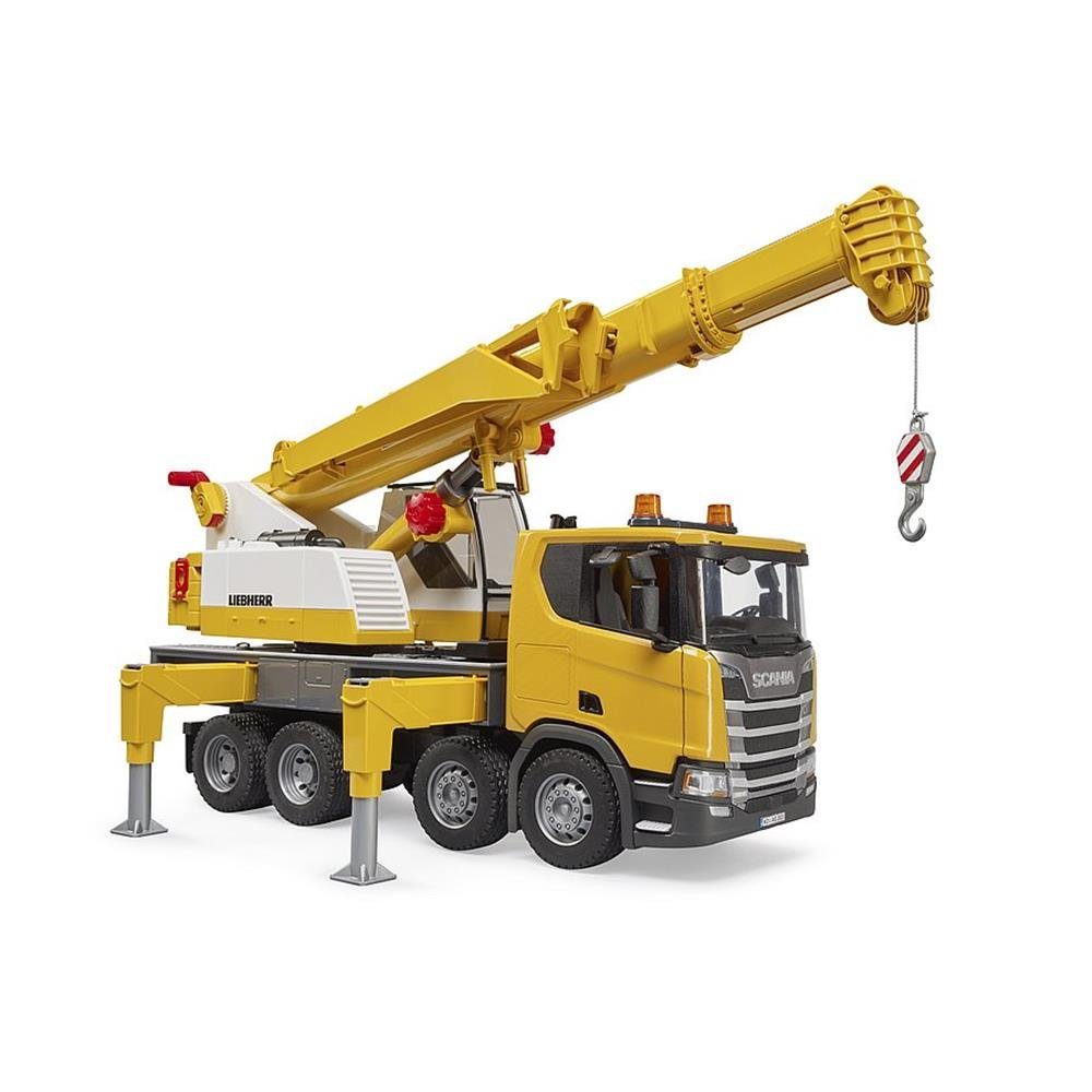 Bruder® Spielzeug-LKW 03571 Scania Super 560R Liebherr Kran-LKW, mit Light & Sound Modul, für Kinder ab 4 Jahren