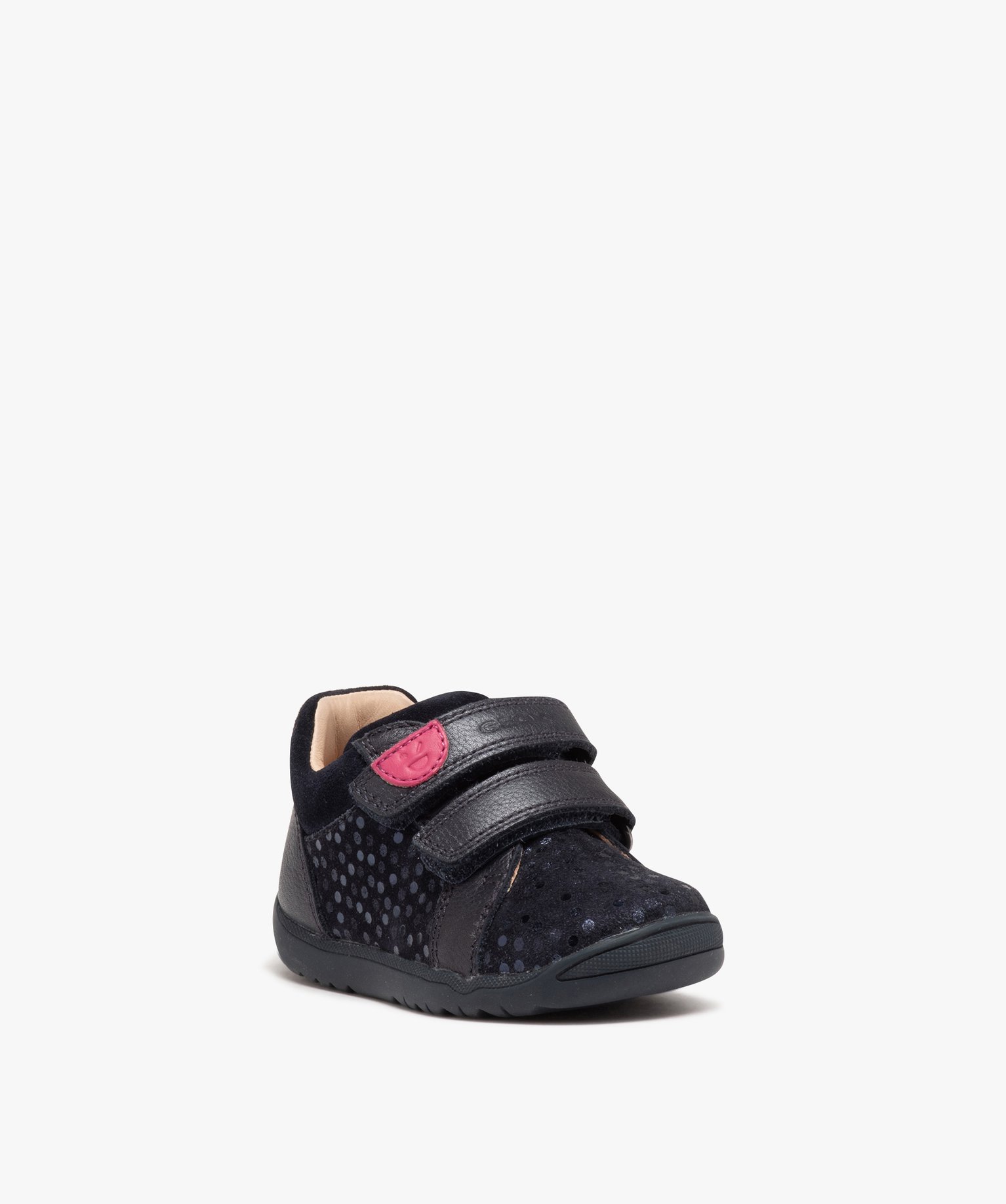 Chaussures premiers pas bébé fille à motif brillant - Geox marine | GEMO