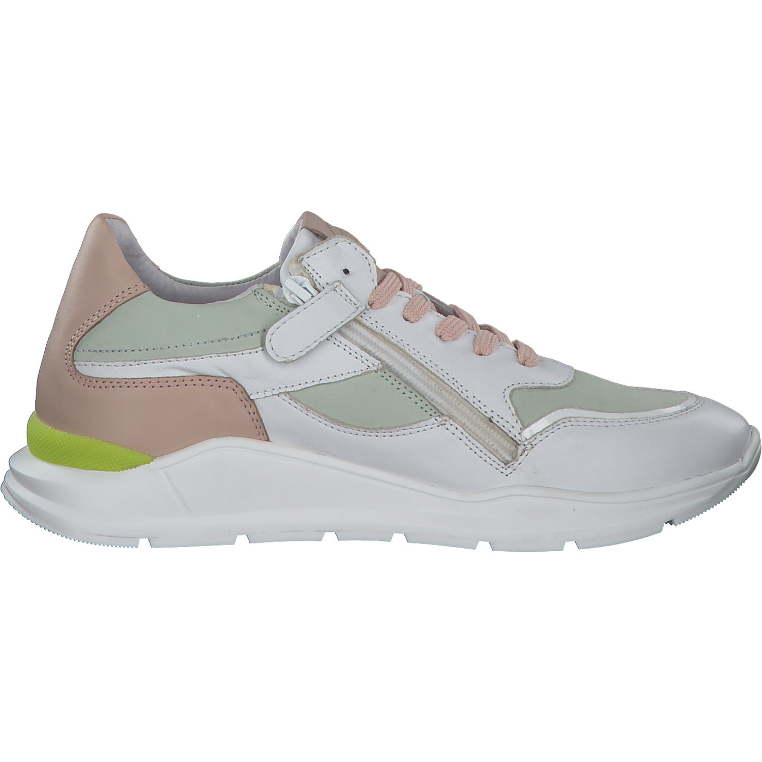 HIP Schuhe 1355, Schnürschuhe, Damen, white combi