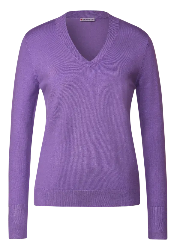 Street One Pullover mit V-Ausschnitt