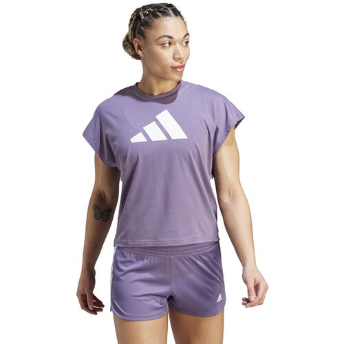 DAMEN SHIRT TRAIN ICONS TRAINING REGULAR FIT LOGO