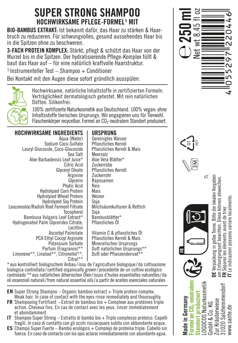 Shampoo Super Strong, 250 ml