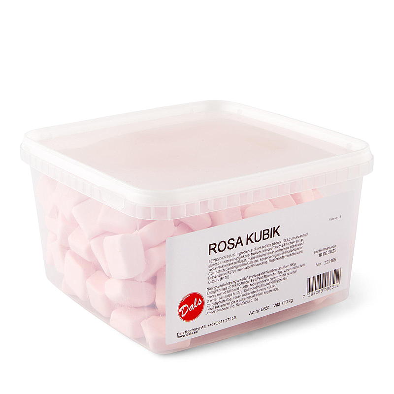 KnallGodt Skumpute rosa 0,9 kg