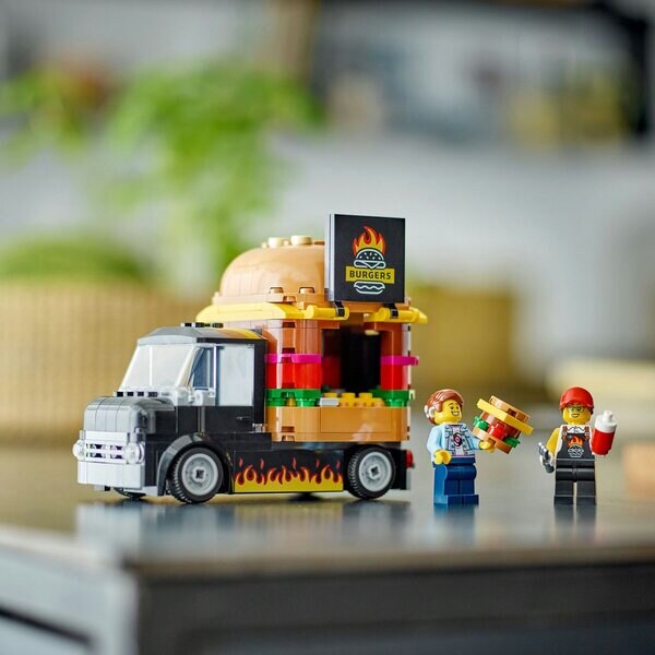 LEGO City 60404 Hamburgeres teherautó