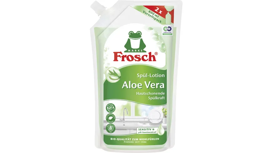 Frosch Aloe Vera Spül-Lotion Nachfüllbeutel 800 ml