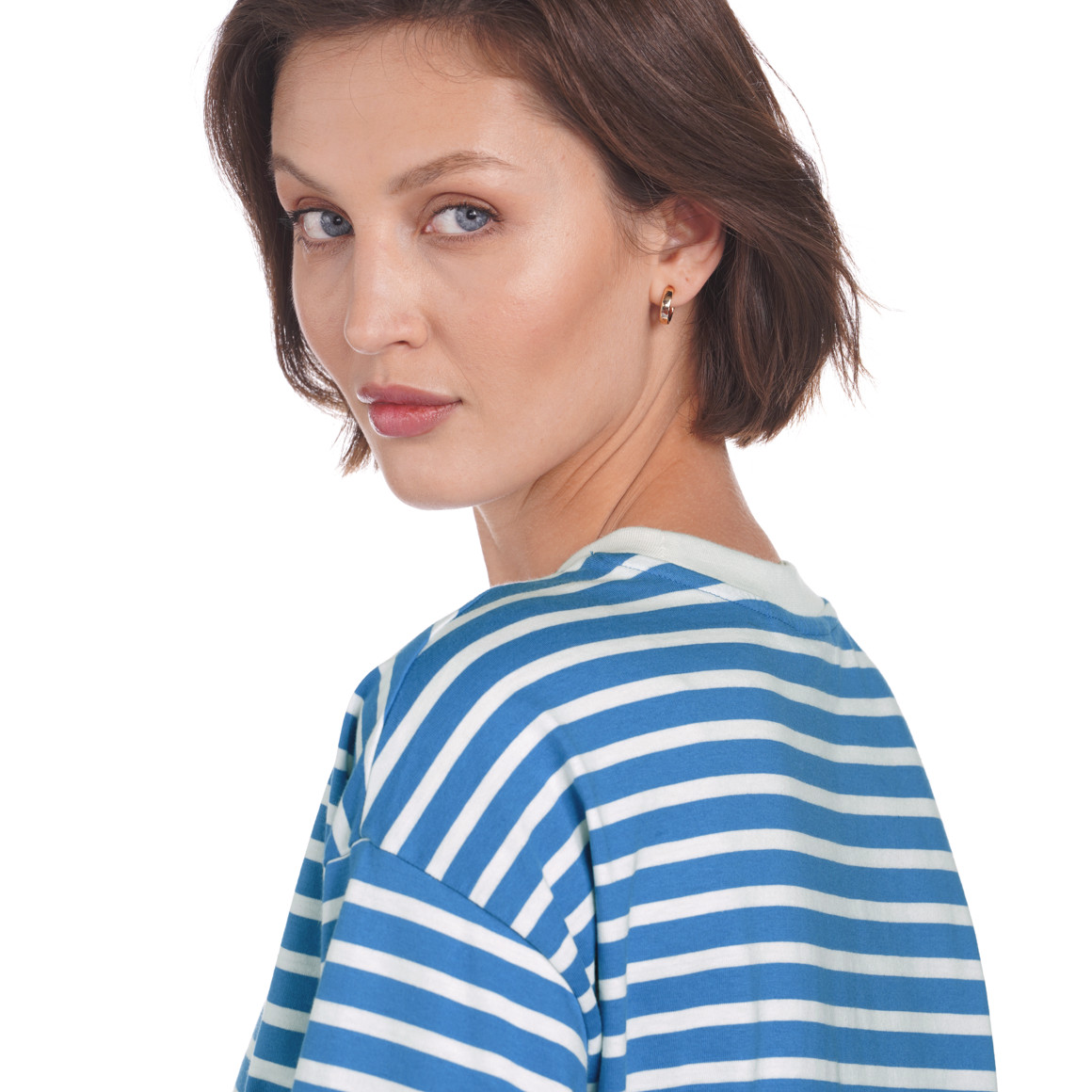 Damen Langarmshirt im Ringel-Look