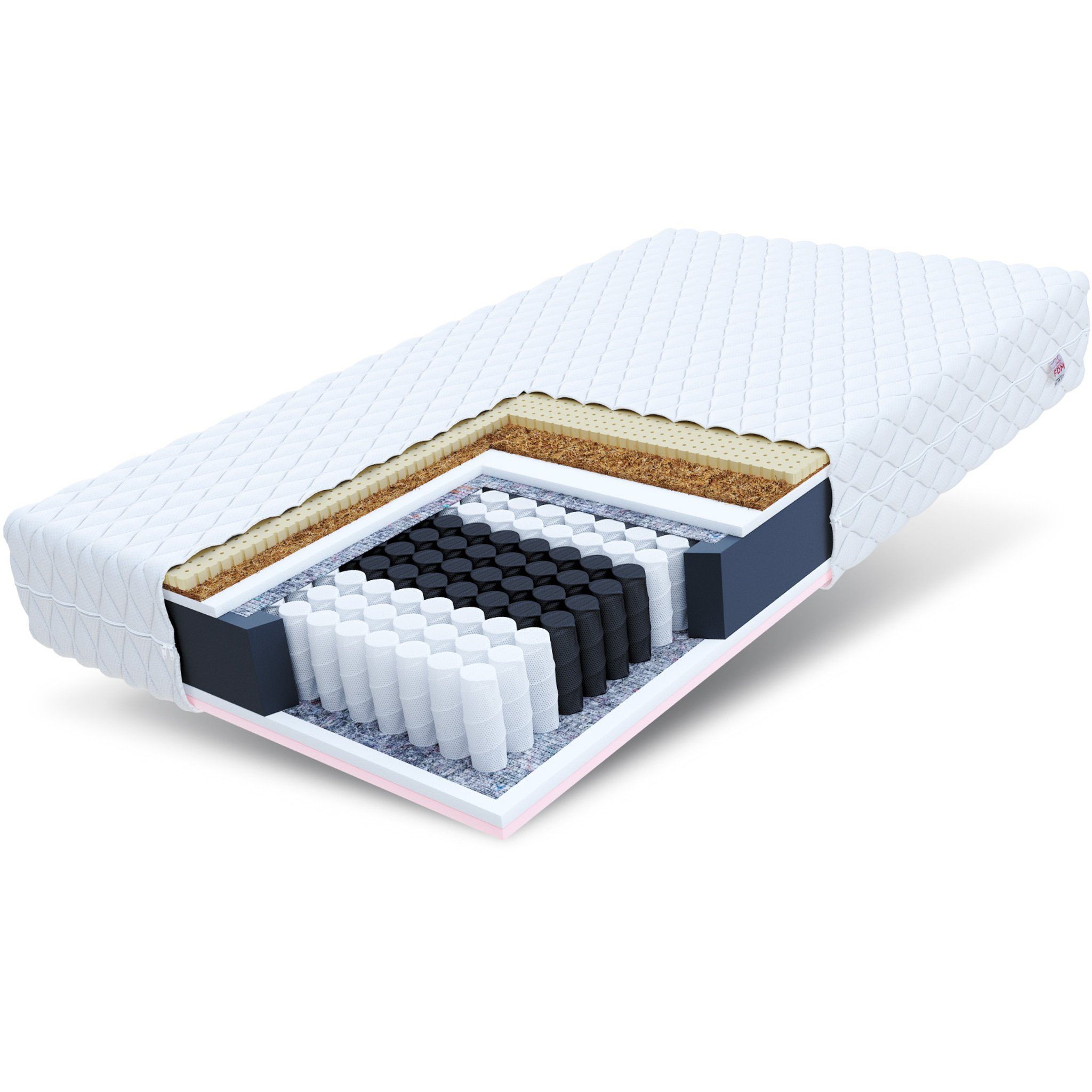 Taschenfederkernmatratze ACTIVE MAX, FDM, 28 cm hoch, (1), Wendematratze, 7 Zonen, H2/H3