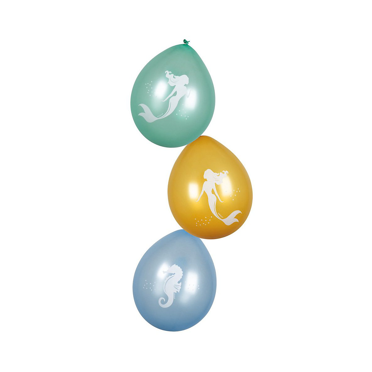 6 Meerjungfrau Luftballons