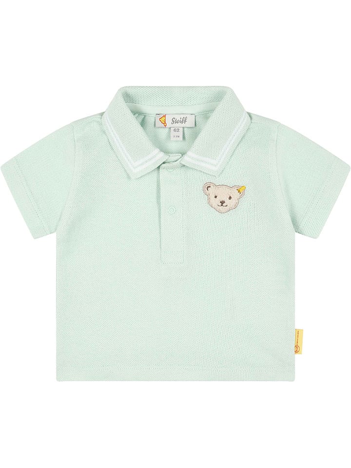 Steiff Poloshirt in Hellgrün günstig kaufen