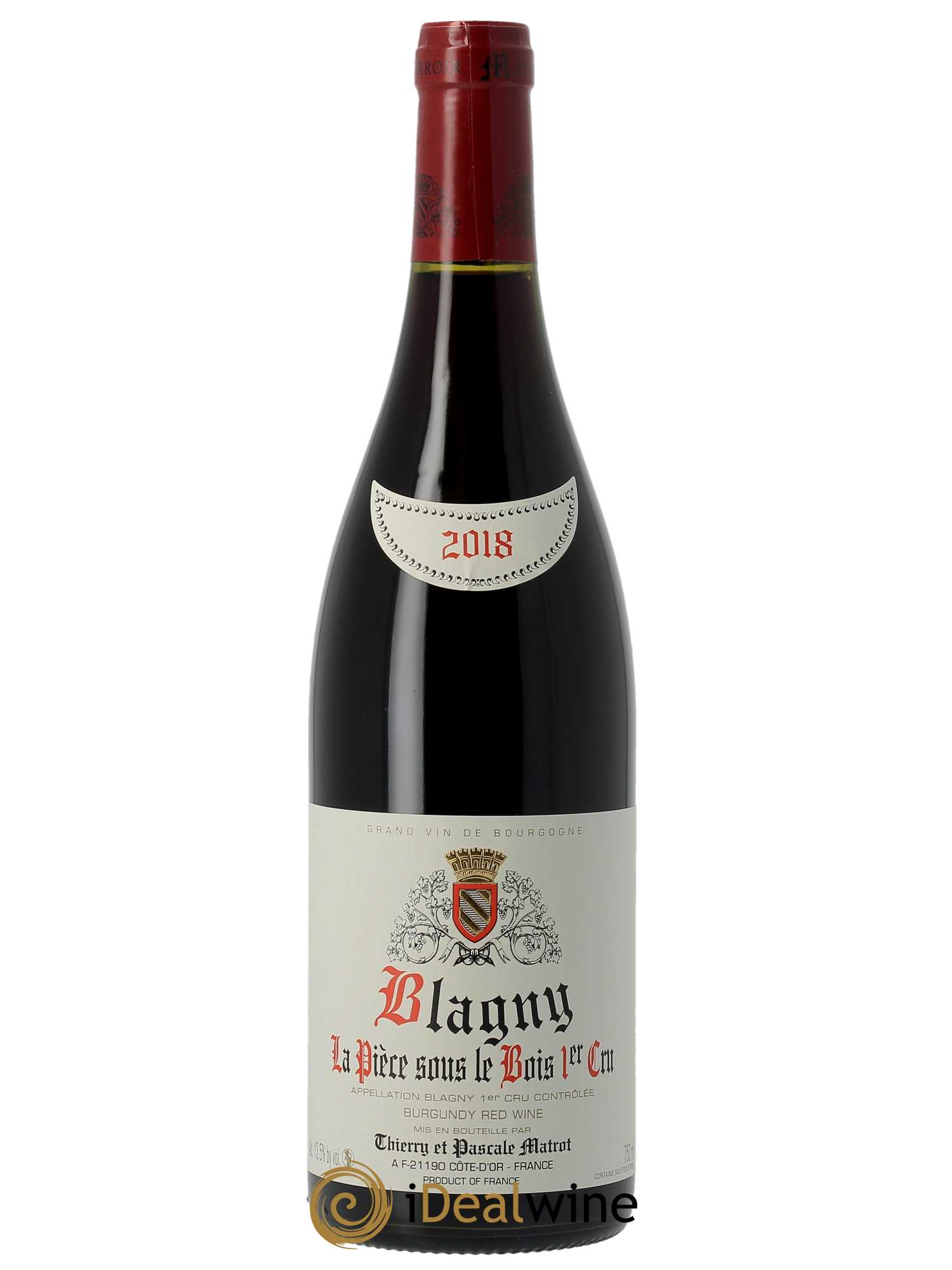 Meursault 1er Cru Blagny La Pièce sous le bois Matrot (Domaine)  2018 - Lot de 1 Bouteille