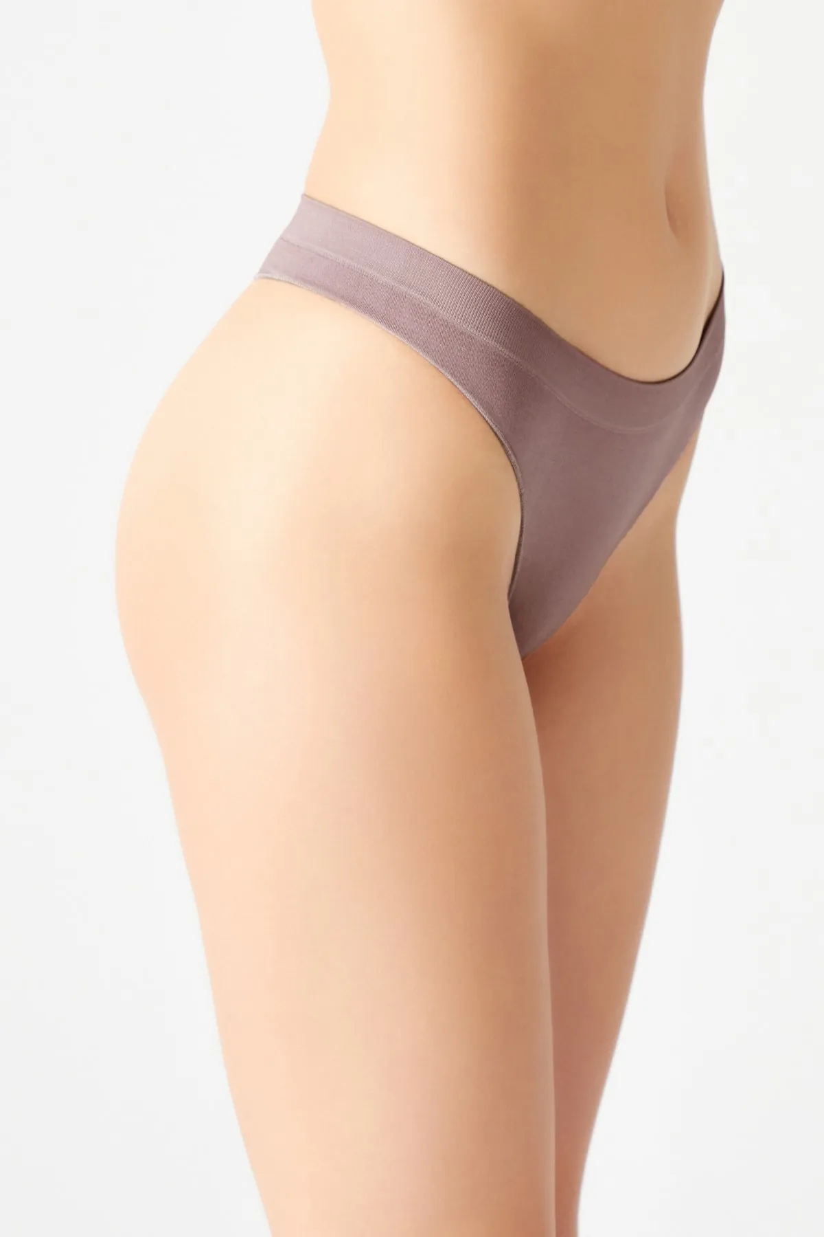 LOS OJOS  3 Stück nahtlose Tanga-Höschen 3xThong