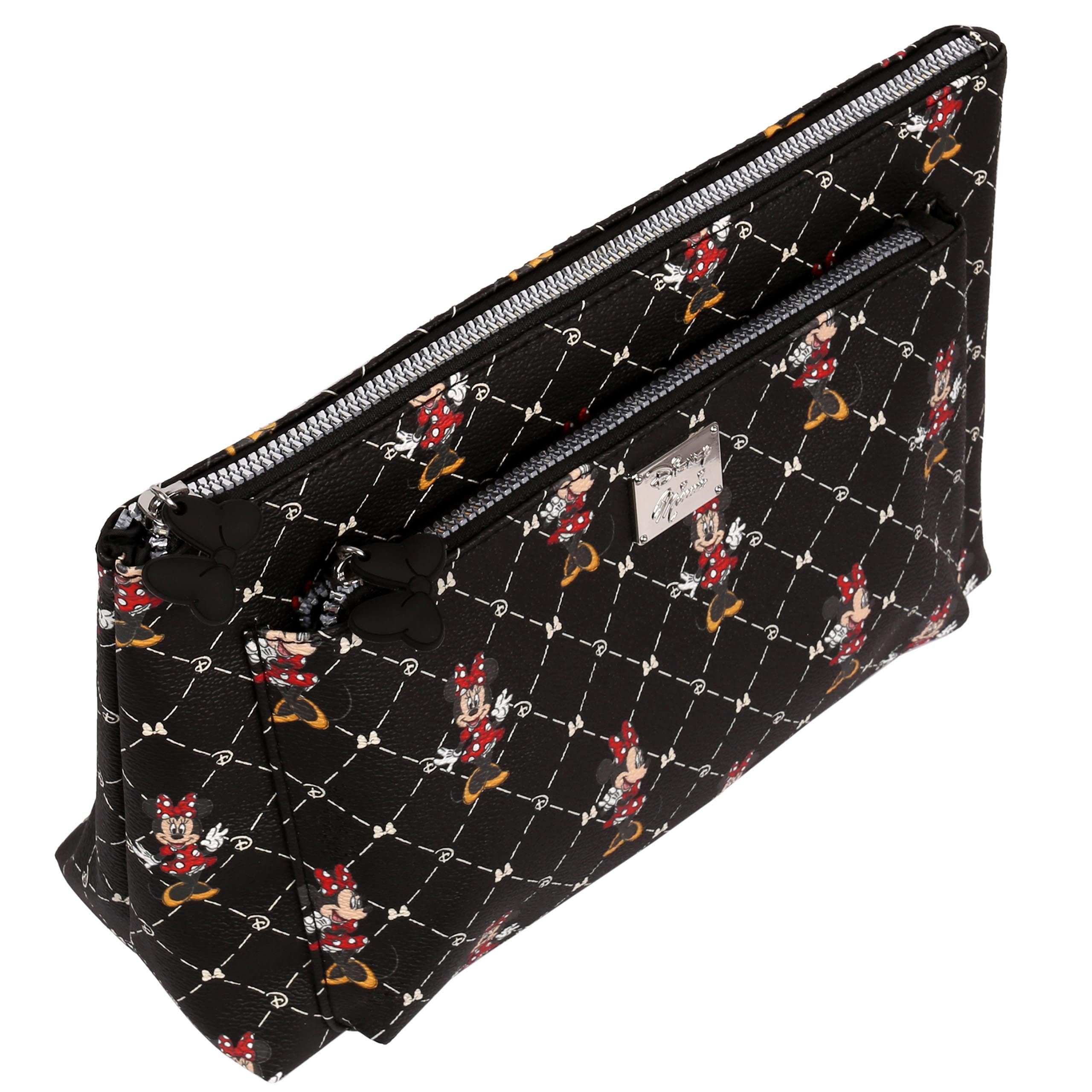 Sarcia.eu Kulturbeutel Minnie Mouse  schwarz Reise-Kulturtasche 31x19x10cm