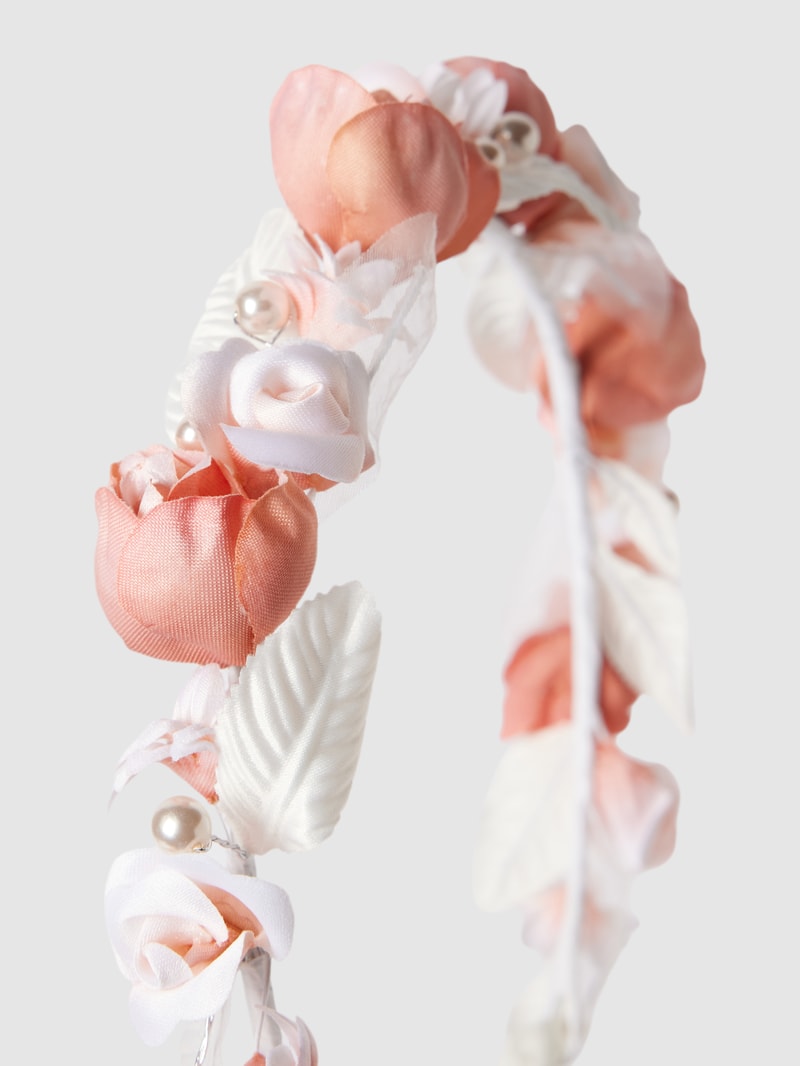 Rundkranz mit Zierbesatz in offwhite