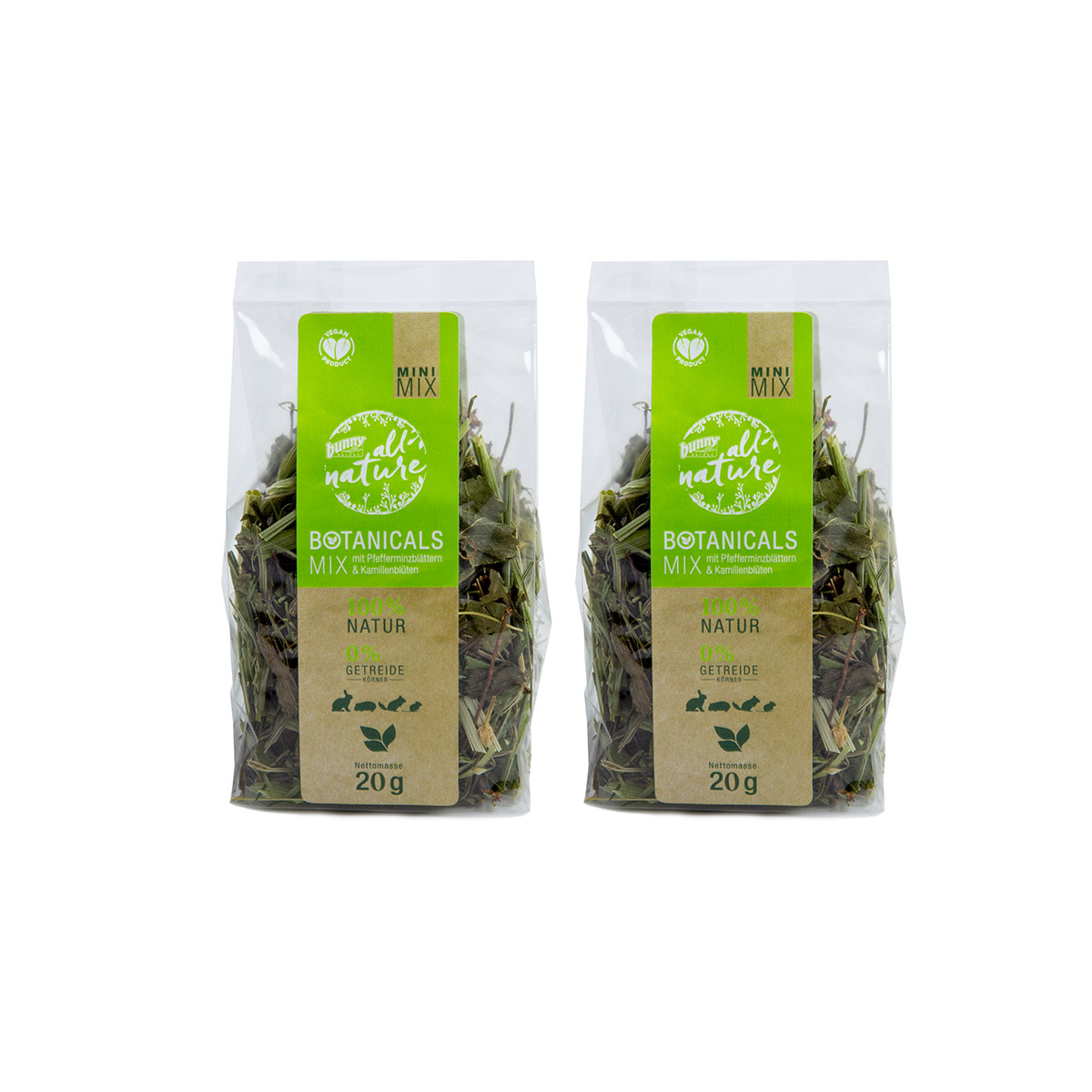 Bunny BOTANICALS MINI MIX - mit Pfefferminz & Kamille