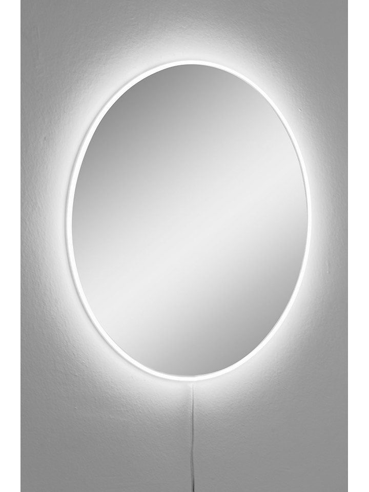 Evila LED-Spiegel in Weiß - Ø 40 cm günstig kaufen onesize