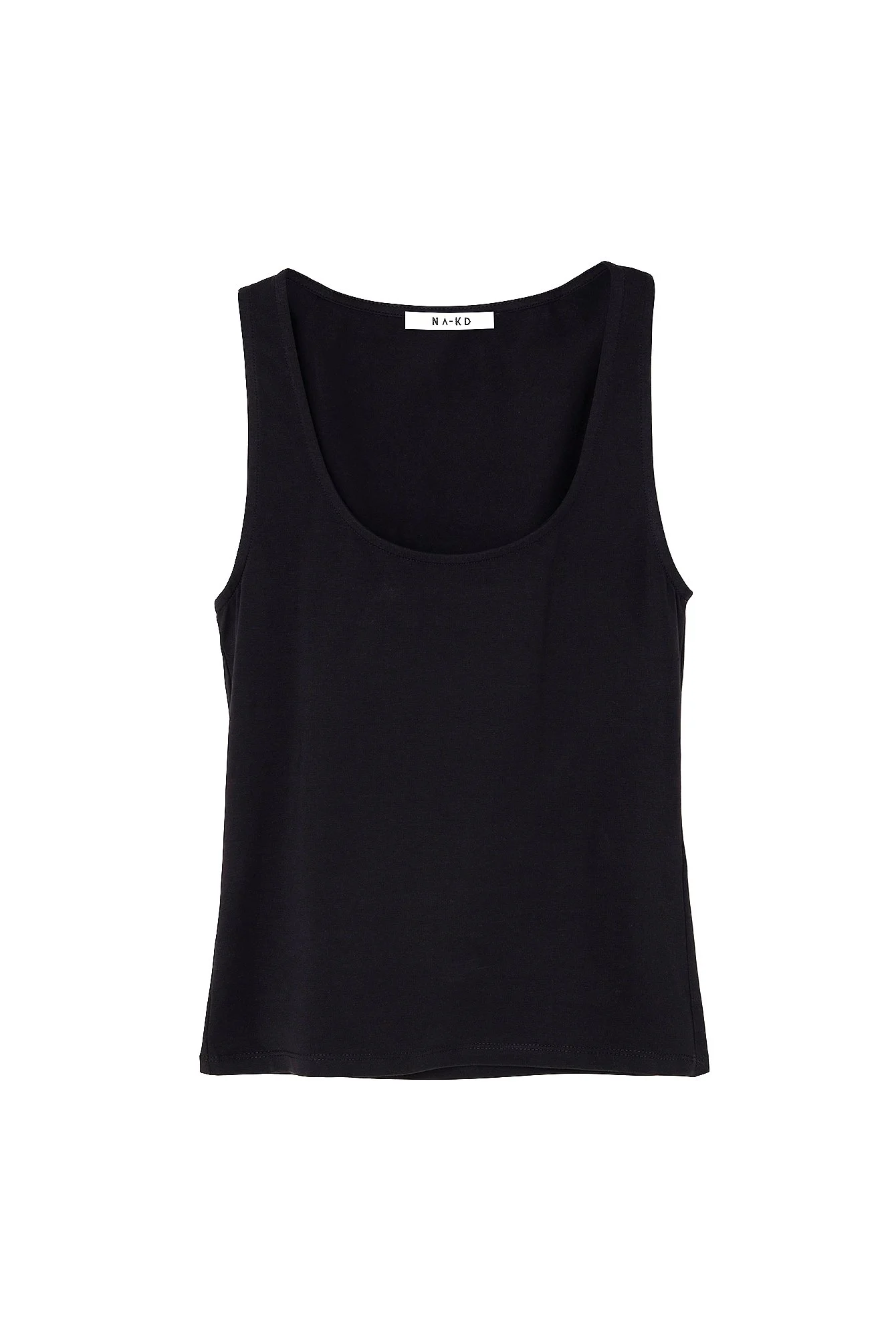 Tank-Top mit rundem Kragen