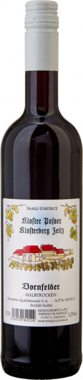 2022 Kloster Posaer Klosterberg Zeitz Dornfelder halbtrocken - Weingut Schulze